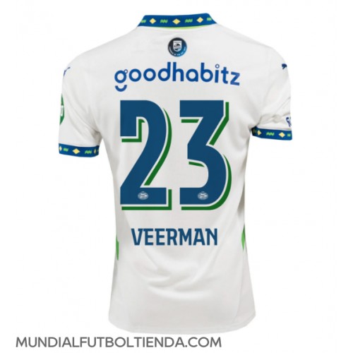 Camiseta PSV Eindhoven Joey Veerman #23 Tercera Equipación Replica 2024-25 mangas cortas